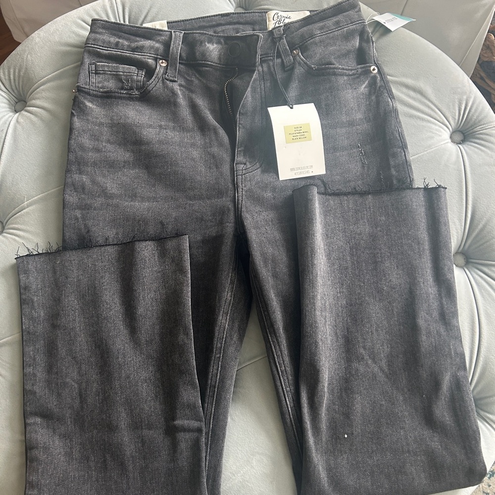 NWT Cosmic Blue Love Lydia high rise cropped jeans - Picture 6 of 6